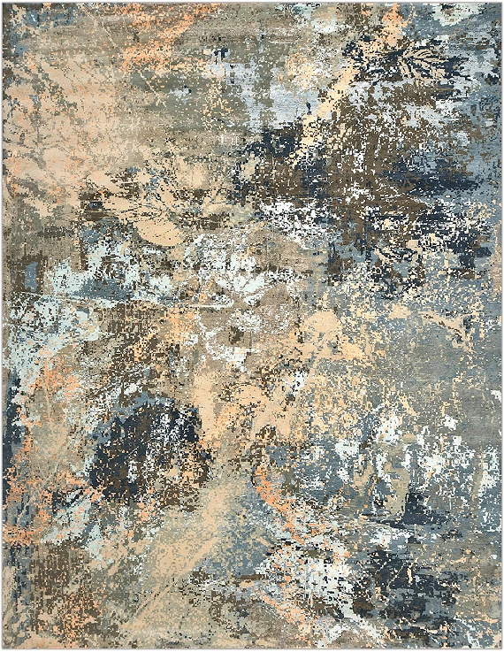 Индийский Mirage ковер №4028 460x359cm из шелка и шерсти