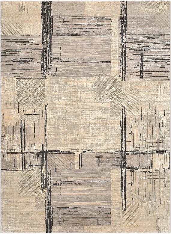 Индийский Outline ковер №4052 379x276cm из шелка и шерсти