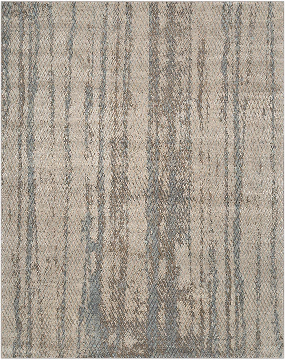 Индийский Skin ковер №4007 314x245cm из шелка и шерсти