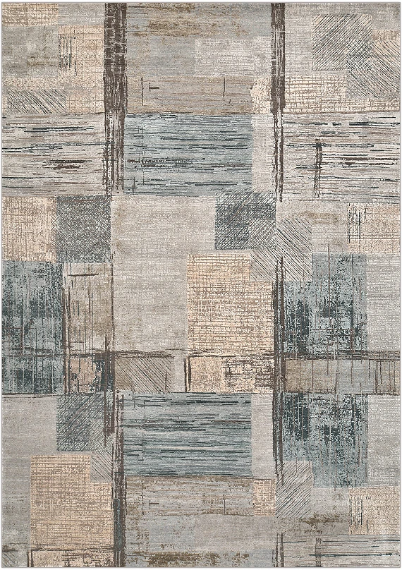 Индийский Outline ковер №4034 436x303cm из шелка и шерсти