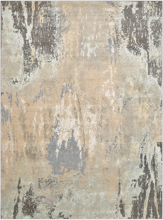 Индийский Strata ковер №4016 368x274cm из шелка и шерсти