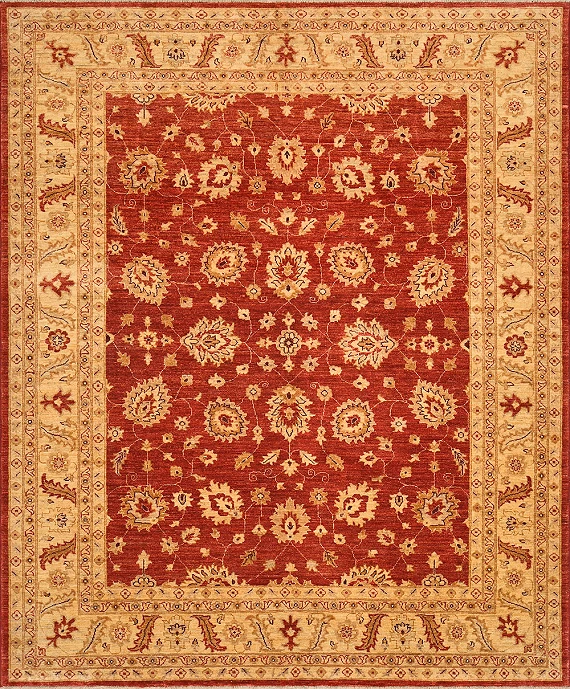 Шерстяной Пакистанский ковер Ziegler №1348 241x198cm