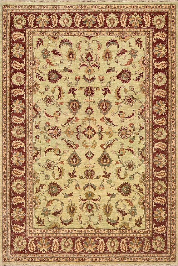 Шерстяной Пакистанский ковер Ziegler №1320 276x184cm