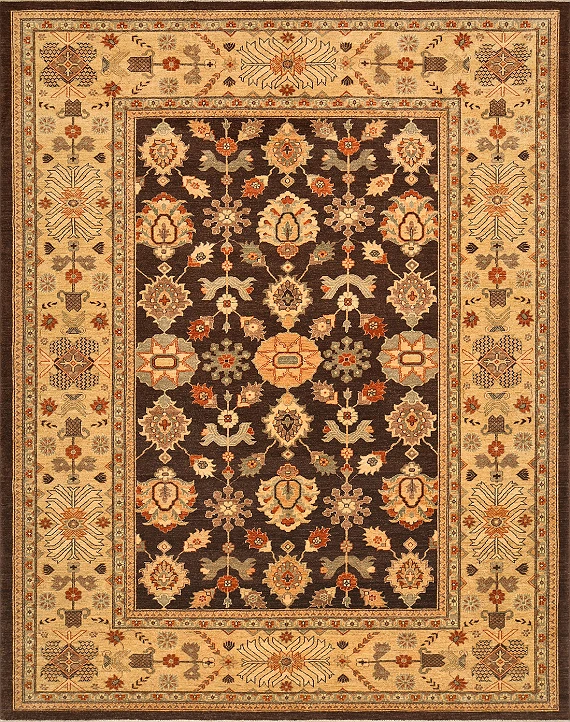 Шерстяной Пакистанский ковер Ziegler №1306 355x277cm