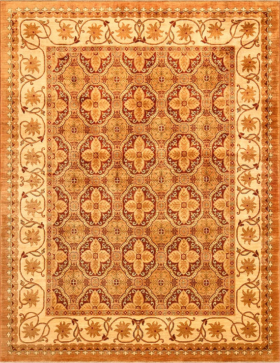 Шерстяной Пакистанский ковер Saltani №1288 319x249cm