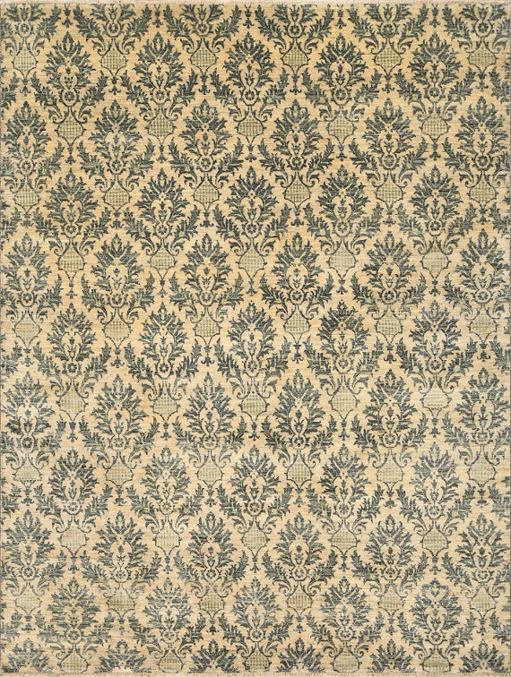 Современный Индийский ковер Arabesque №1171 315x239cm из шерсти в стиле неоклассика