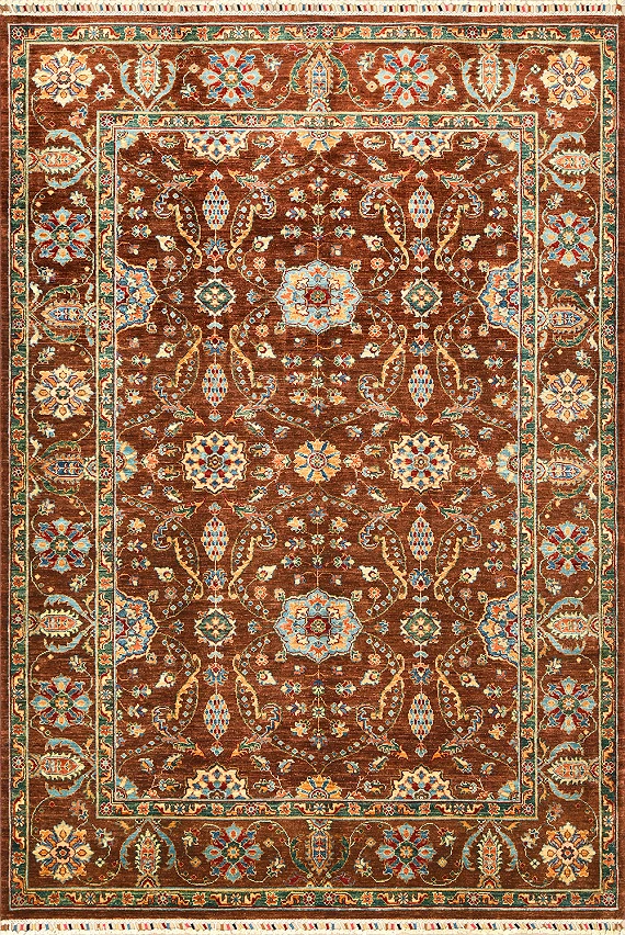 Шерстяной Пакистанский ковер Ziegler №4136 270x186cm