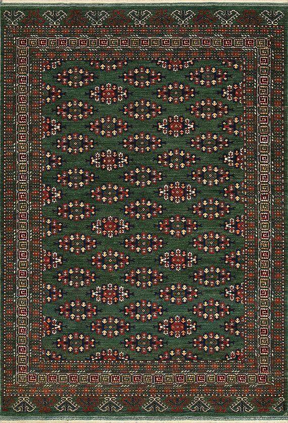 Шерстяной Пакистанский ковер Ziegler Oriental №4247 290x206cm