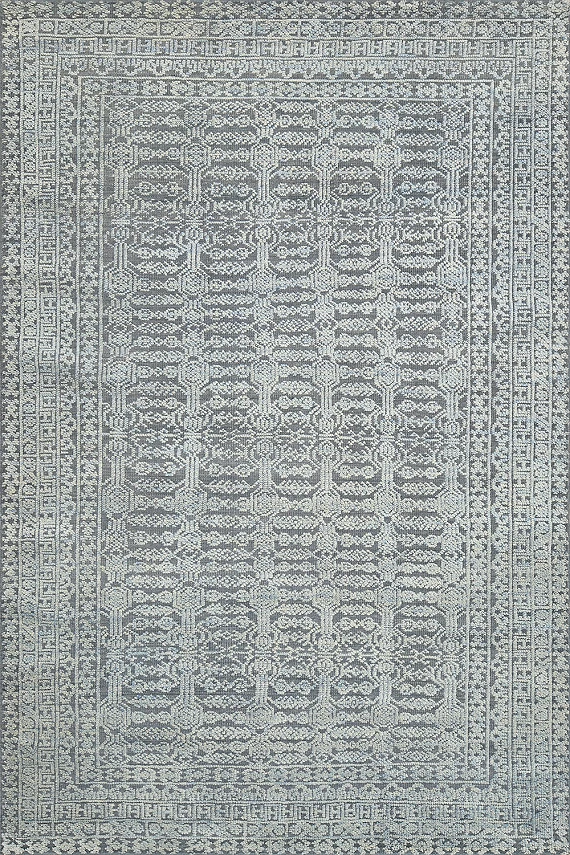 Безворсовый Индийский ковер Casablanca №2941 277x185cm из шерсти