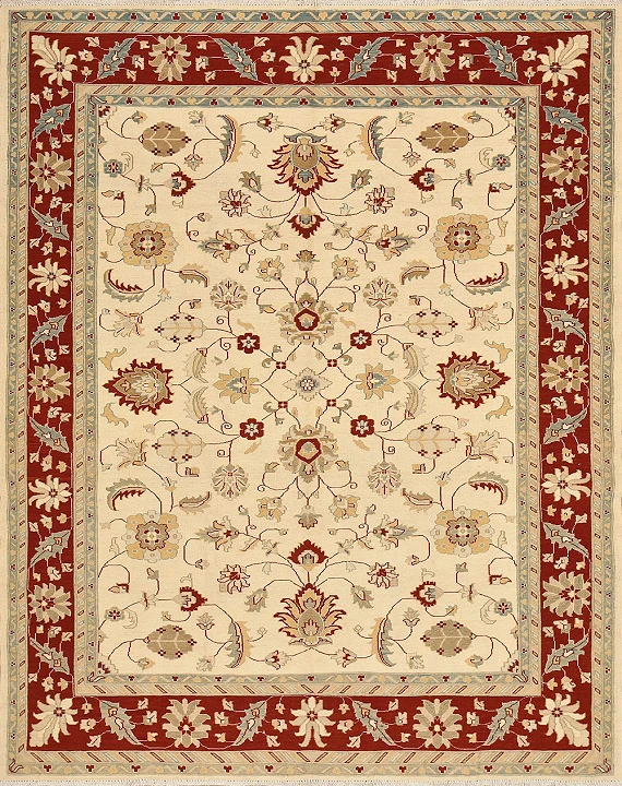 Безворсовый Пакистанский ковер Ziegler Sumakh №2618 257x197cm из шерсти