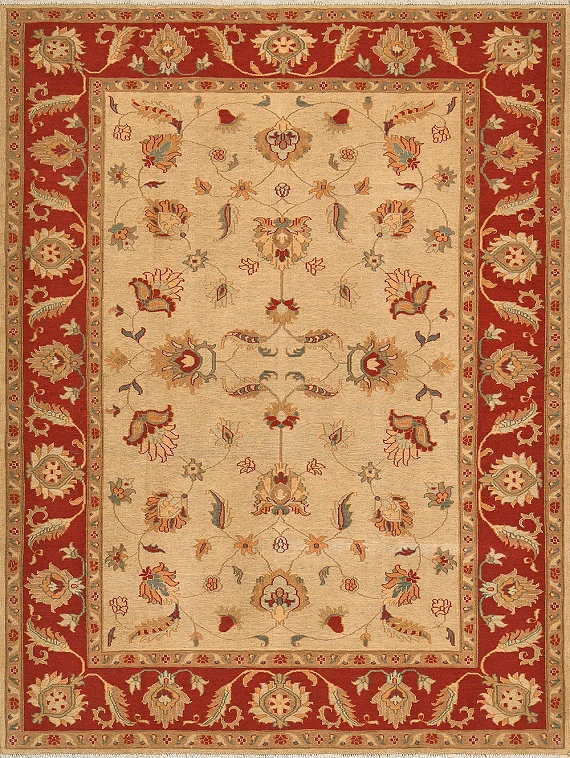 Безворсовый Пакистанский ковер Ziegler Sumakh №2342 223x166cm из шерсти