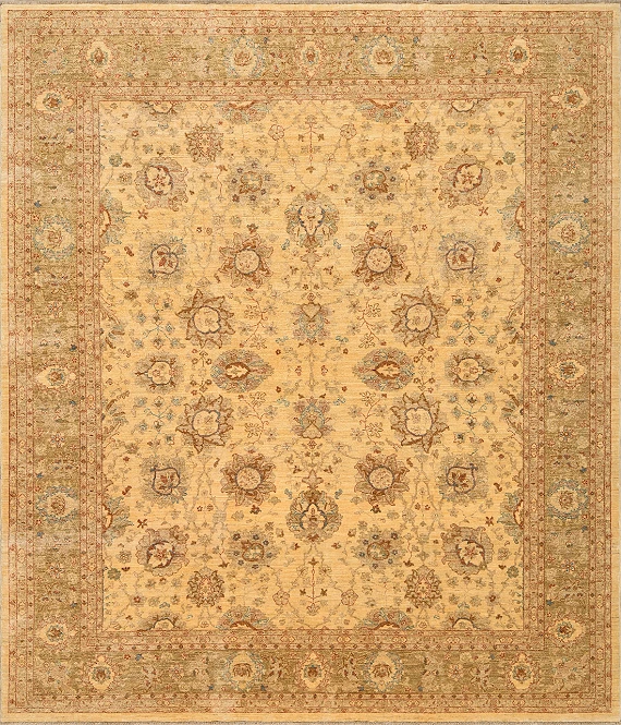 Шерстяной Пакистанский ковер Ushak №1304 282x241cm