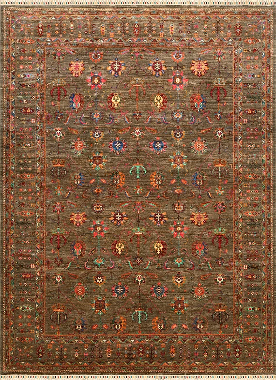 Шерстяной Пакистанский ковер Ziegler №4437 369x278cm