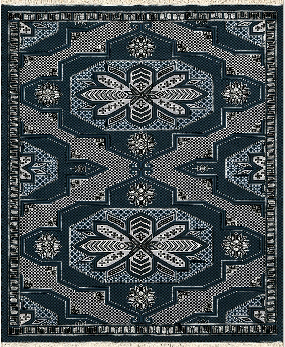 Шерстяной Дагестанский ковер Chalet №3154 203x171cm