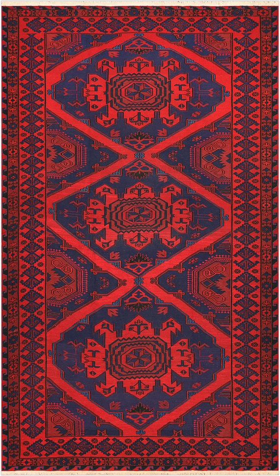 Безворсовый Дагестанский ковер Sumakh №4482 338x201cm из шерсти