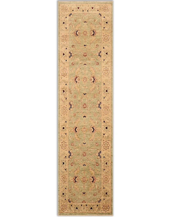 Шерстяной Пакистанский ковер Ziegler №3049 297x74cm