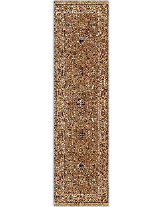 Шерстяной Индийский ковер Agra №1082 306x84cm