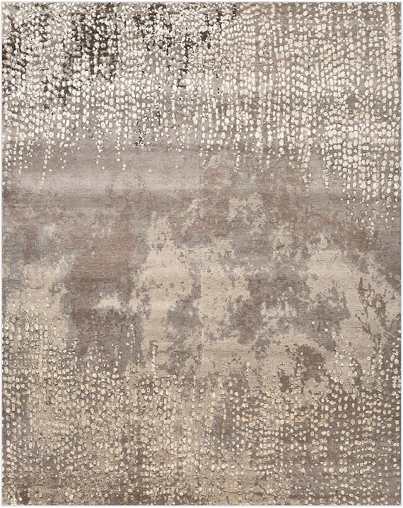 Индийский Lianas ковер №4632 304x242cm из шелка и шерсти