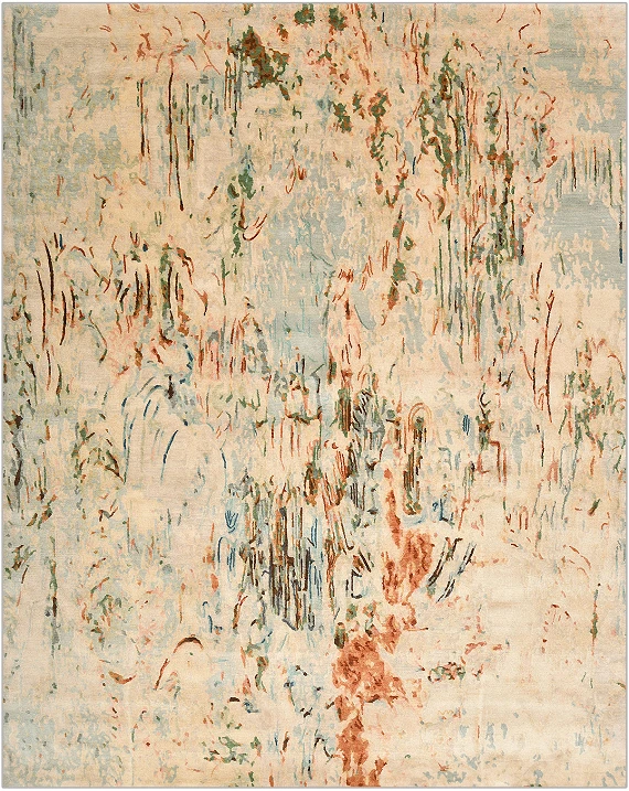 Непальский Paradiso ковер №4287 305x244cm из шелка и шерсти