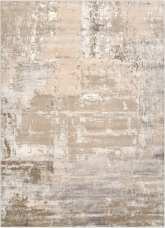 Индийский Aldo ковер №4644 425x306cm из шелка и шерсти