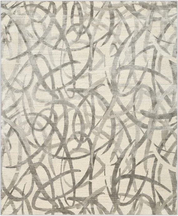 Индийский Soho ковер №4652 299x250cm из шелка и шерсти