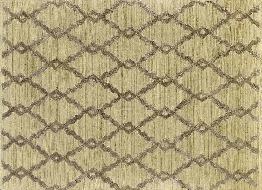 Современный оливковый ковер «Вилен»