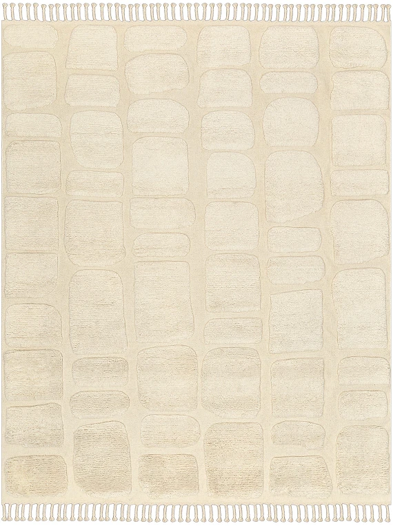 Шерстяной Индийский ковер Tazart №4668 370x280cm