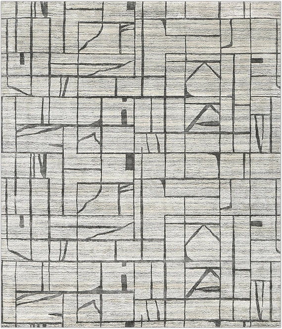 Индийский Soho ковер №4698 302x256cm из шелка и шерсти