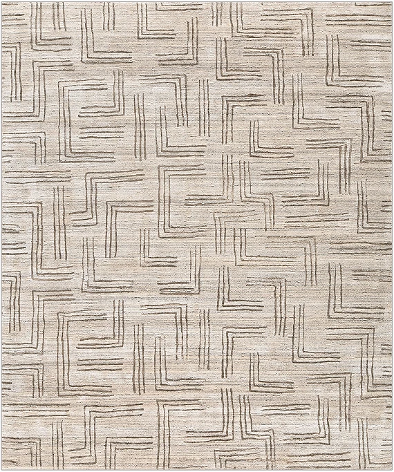 Индийский Soho ковер №4711 304x249cm из шелка и шерсти