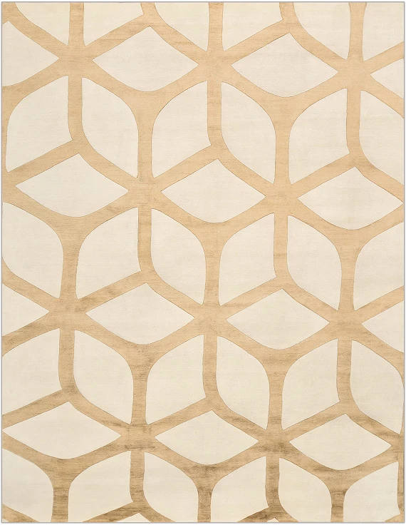 Непальский Trellis ковер №4713 368x275cm из шелка и шерсти