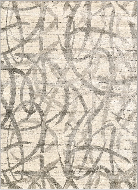 Индийский Soho ковер №4734 240x168cm из шелка и шерсти