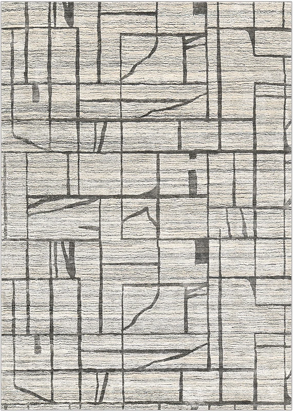 Индийский Soho ковер №4738 247x175cm из шелка и шерсти