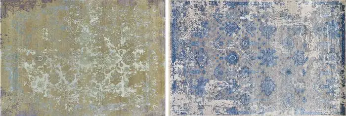 Винтажные искусственно состаренные ковры