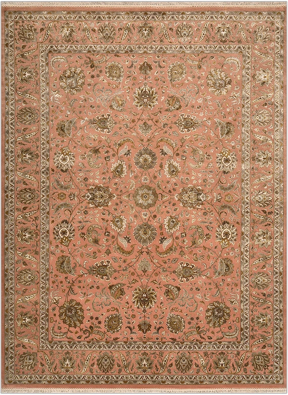 Индийский Rajastan Neo ковер №3644 371x277cm из шелка и шерсти