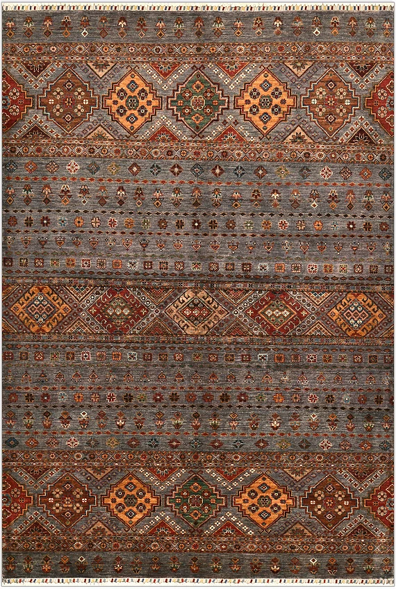 Шерстяной Пакистанский ковер Ziegler Oriental №4769 253x175cm