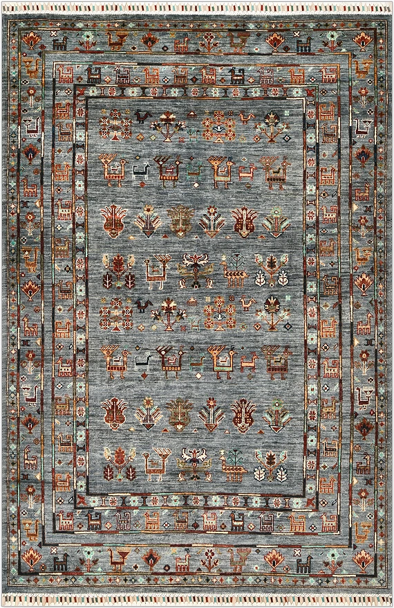 Шерстяной Пакистанский ковер Ziegler Oriental №4782 218x147cm