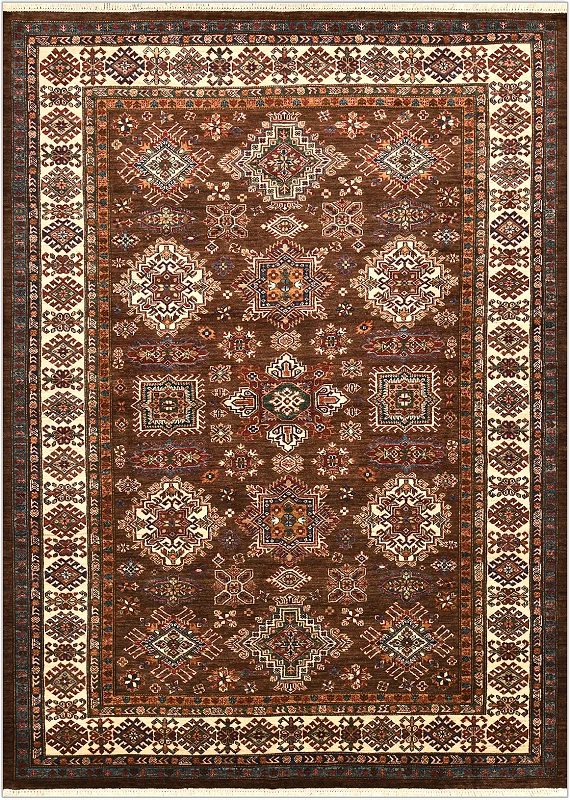 Шерстяной Пакистанский ковер Kazakh №4807 287x210cm