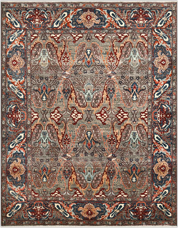 Шерстяной Пакистанский ковер Bijar №4829 315x245cm