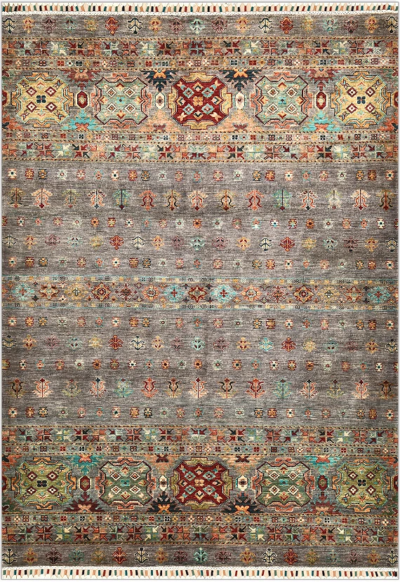 Шерстяной Пакистанский ковер Ziegler Oriental №4833 242x174cm