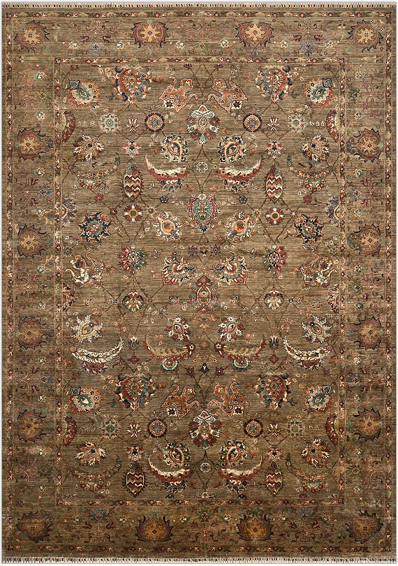 Шерстяной Пакистанский ковер Ziegler №4864 423x306cm