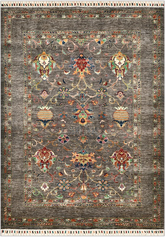 Шерстяной Пакистанский ковер Ziegler №4873 203x151cm