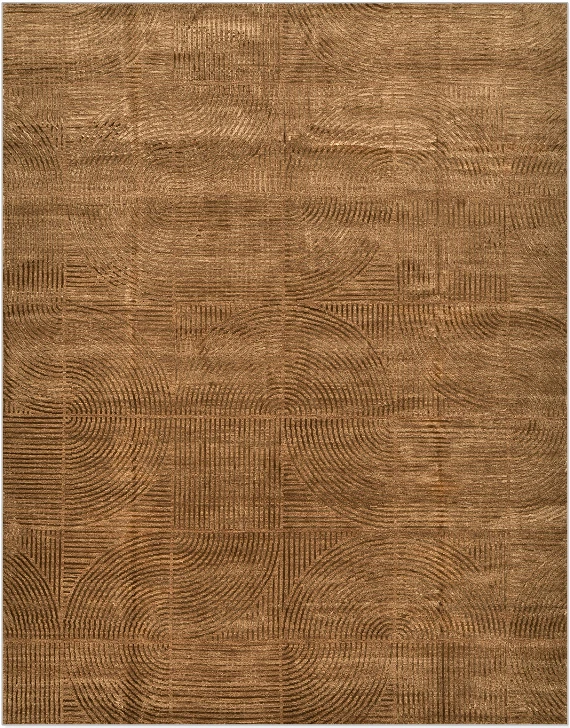 Индийский Sand ковер №4894 304x242cm из шелка и шерсти