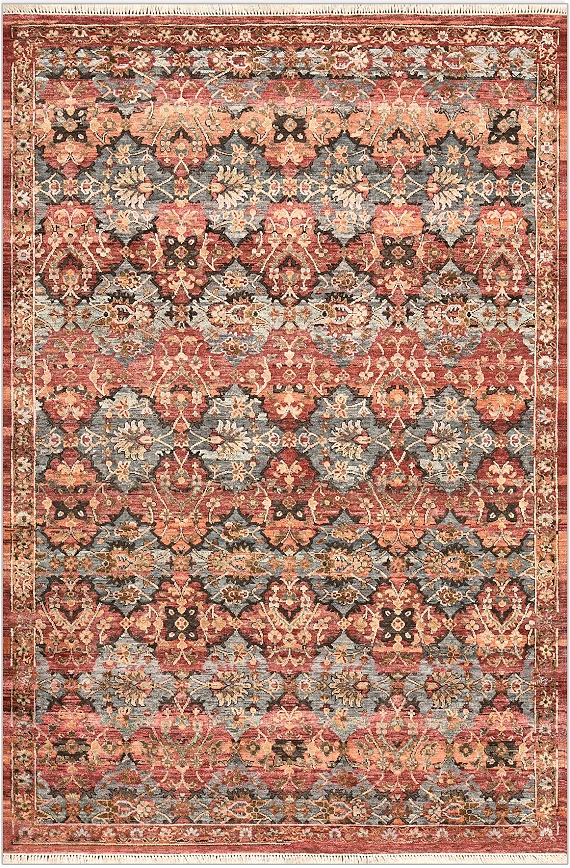 Индийский Artefact ковер №4897 275x186cm из шелка и шерсти