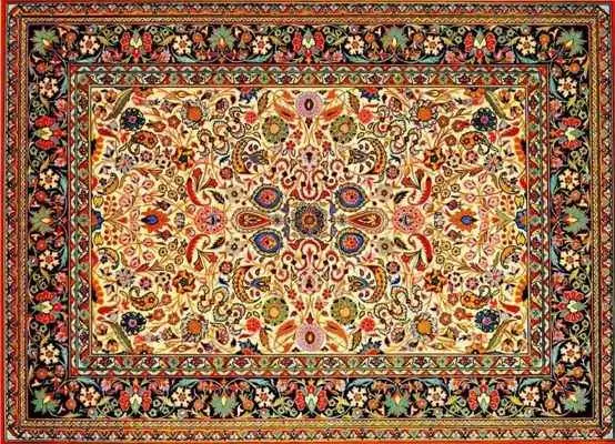 Иранский ковер с орнаментом Авшан