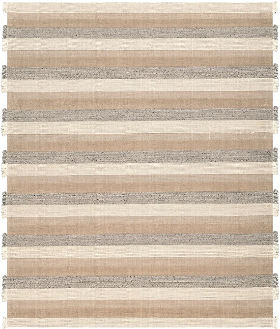 Безворсовый Индийский ковер Bergen №4960 305x255cm из шерсти