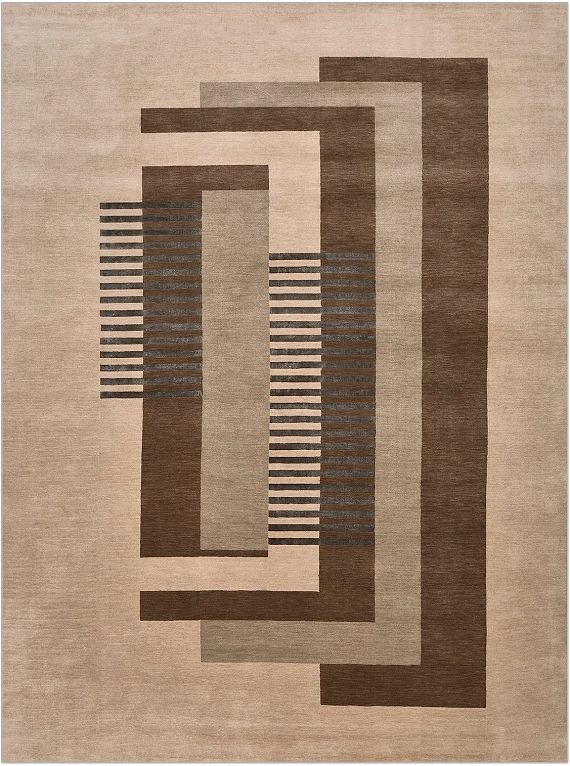 Индийский Odda ковер №5018 404x302cm из шелка и шерсти