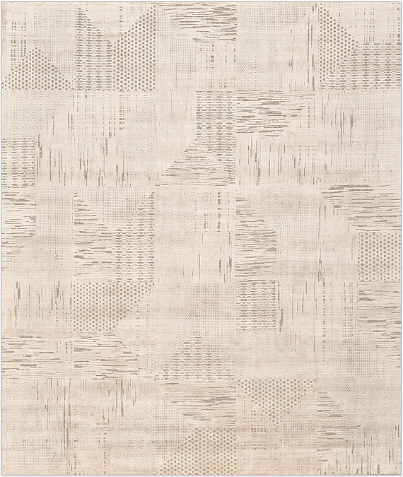 Индийский Merida ковер №5020 298x255cm из шелка и шерсти