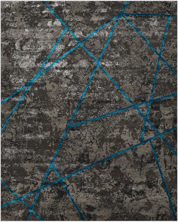 Индийский Aldo ковер №5023 303x244cm из шелка и шерсти