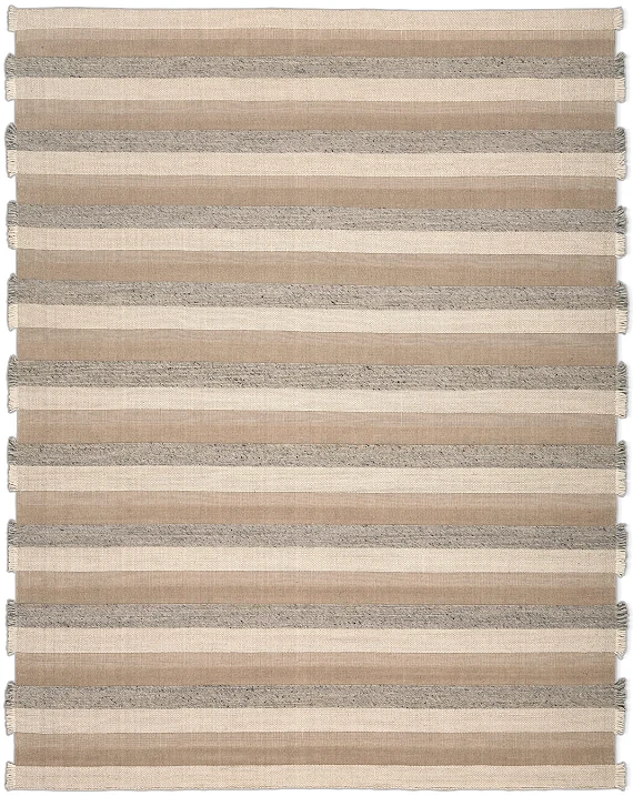 Безворсовый Индийский ковер Bergen №5026 400x306cm из шерсти