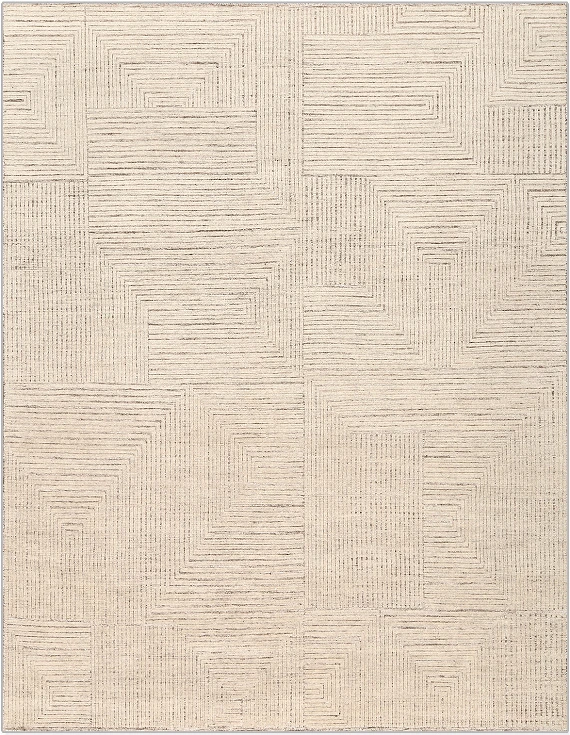 Шерстяной Индийский ковер Orhus №5150 307x237cm